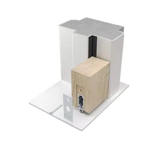 Lorient LAS1212 Batwing Acoustic & Smoke Door Frame Seal – Black