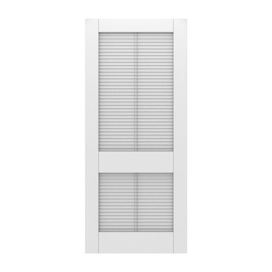 Parkwood Louvre Solid Timber Interior Doors | Paint Quality Pine