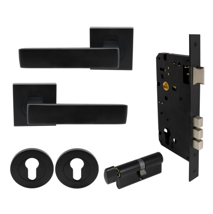 Windsor Galaxy Pegasus Elite Door Handle / Long Plate Handle Set – Entrance / Privacy / Passage / Dummy
