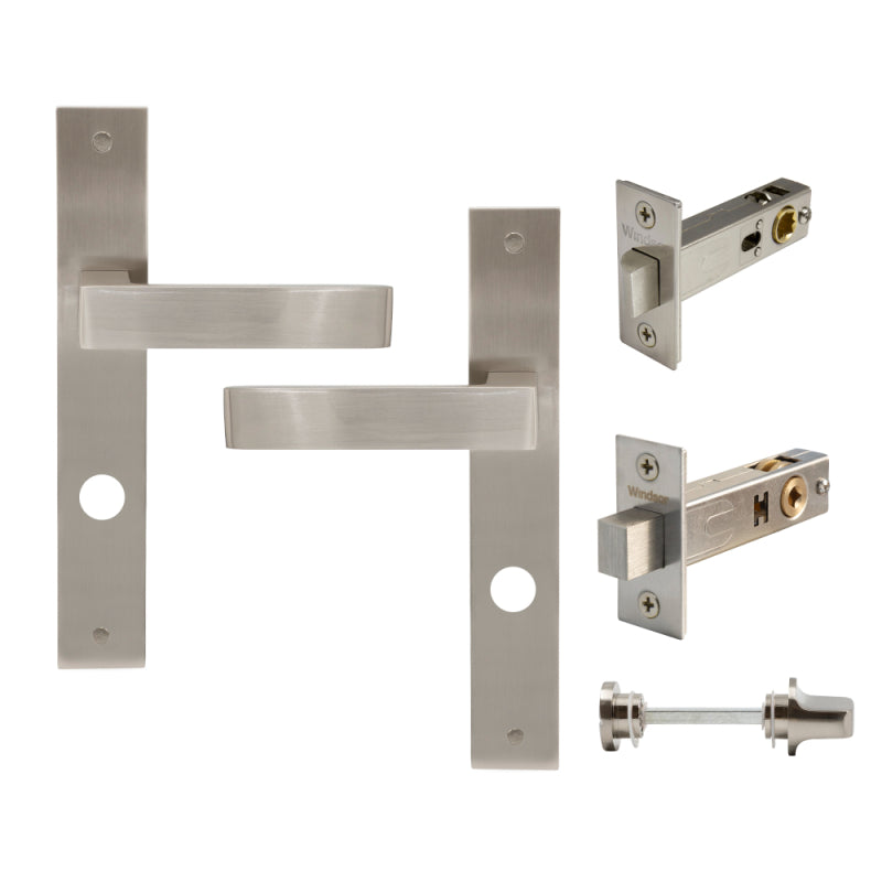 Windsor Galaxy Pegasus Elite Door Handle / Long Plate Handle Set – Entrance / Privacy / Passage / Dummy