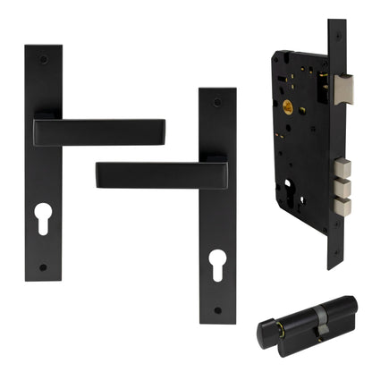 Windsor Galaxy Pegasus Elite Door Handle / Long Plate Handle Set – Entrance / Privacy / Passage / Dummy
