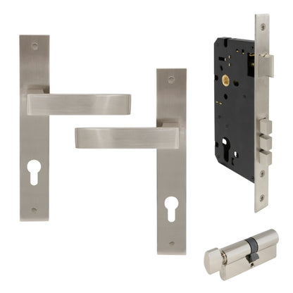 Windsor Galaxy Pegasus Elite Door Handle / Long Plate Handle Set – Entrance / Privacy / Passage / Dummy
