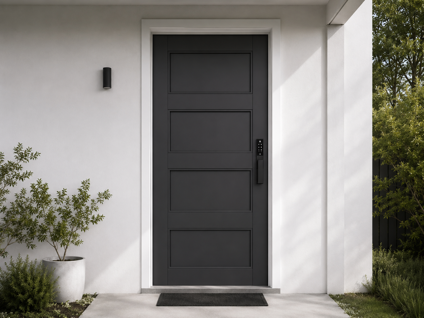 Parkwood Powder Coated Aluminium Exterior Doors | No Glass