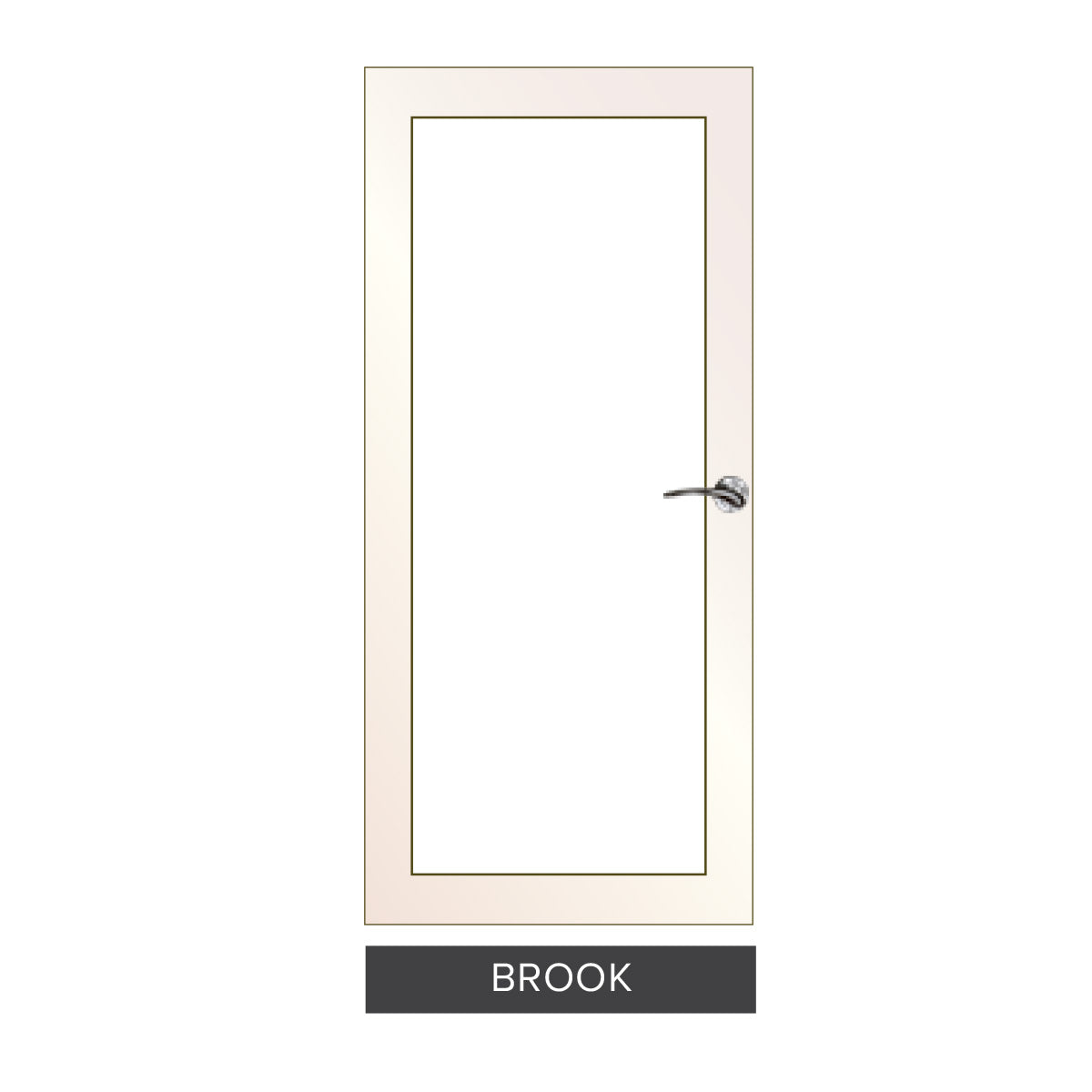 Brothers Door Interior Vision Panel Door | MR Solid Core | Primed