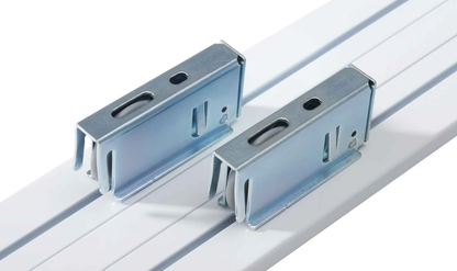 Brio Wardrobe Roll 50 Bottom Rolling Sliding Door Track Kit – Double Track