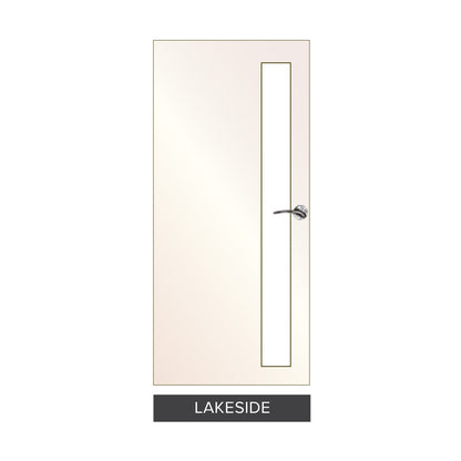 Brothers Door Interior Vision Panel Door | MR Solid Core | Primed