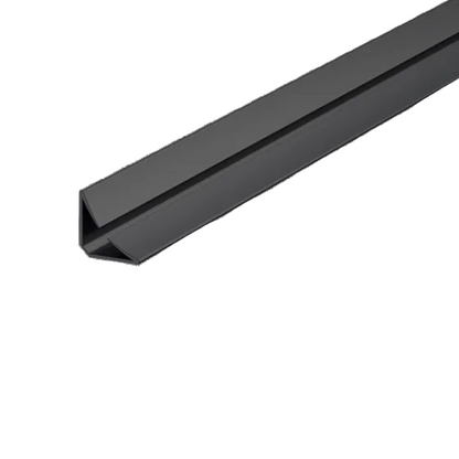 Lorient LAS1212 Batwing Acoustic & Smoke Door Frame Seal – Black