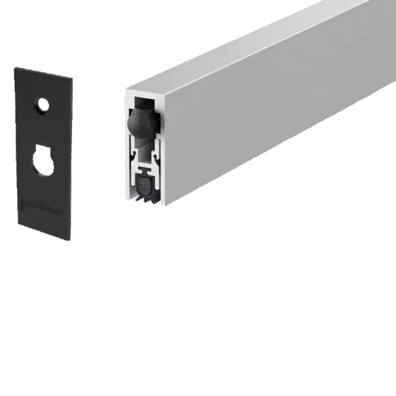 Lorient LAS8001 Automatic Mortice Drop Seal – Silver