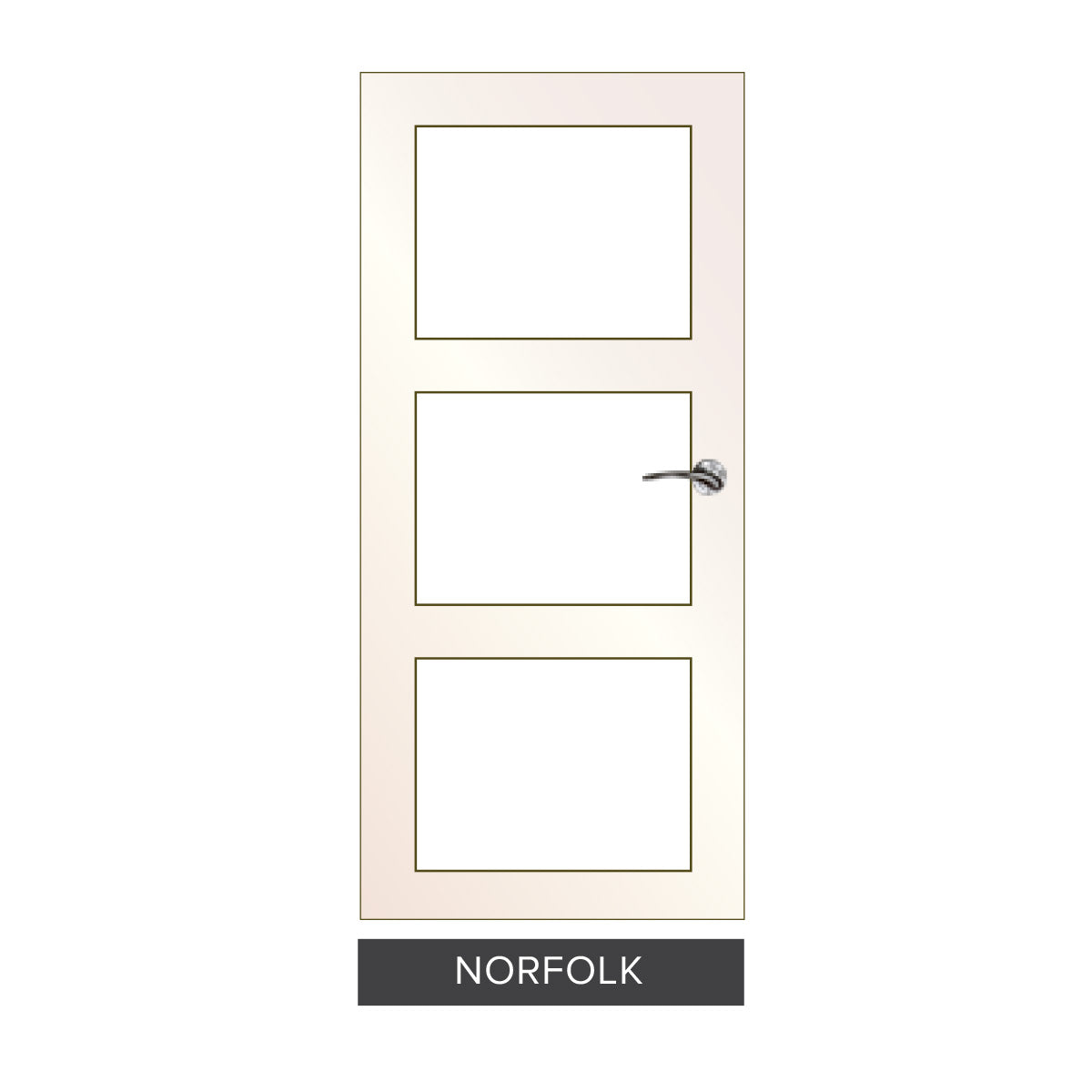Brothers Door Interior Vision Panel Door | MR Solid Core | Primed