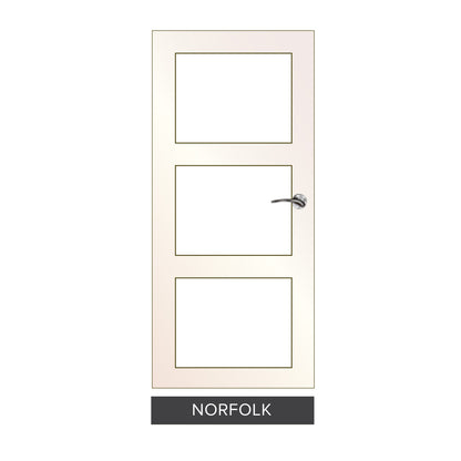 Brothers Door Interior Vision Panel Door | MR Solid Core | Primed