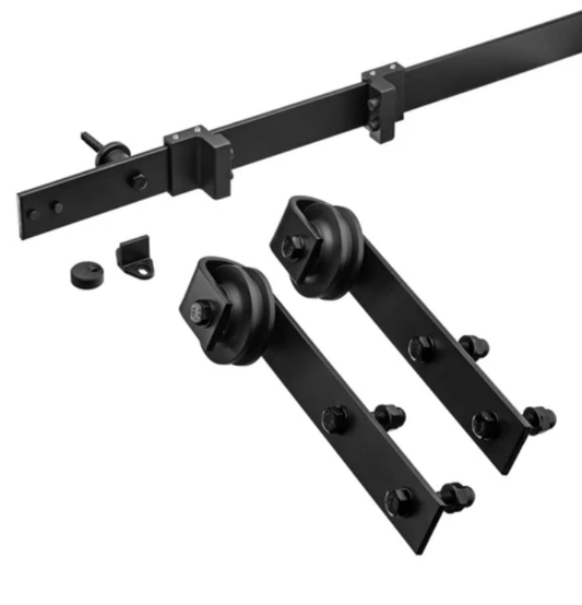 Brio Open Bar Rail 80 Barn Door Sliding Track Kit – 2000 / 2500mm