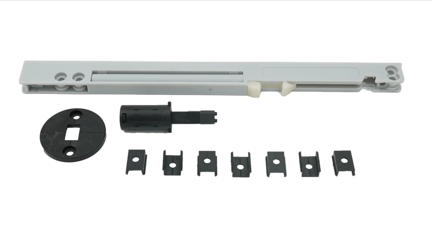 Brio Wardrobe Roll 50 Bottom Rolling Sliding Door Track Kit – Double Track