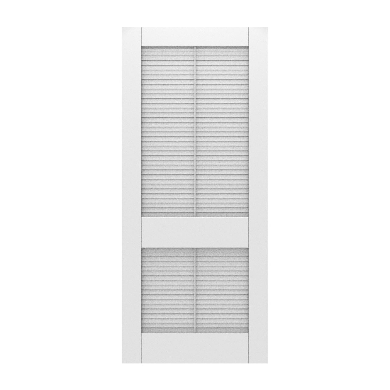 Parkwood Louvre Solid Timber Interior Doors | Paint Quality Pine