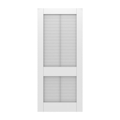 Parkwood Louvre Solid Timber Interior Doors | Paint Quality Pine
