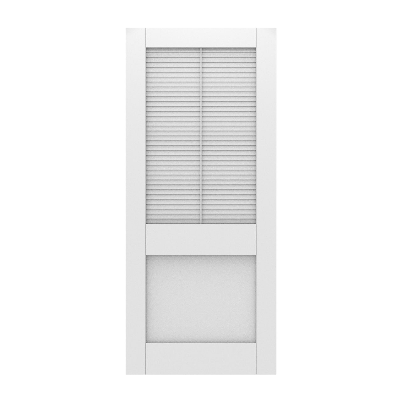 Parkwood Louvre Solid Timber Interior Doors | Paint Quality Pine