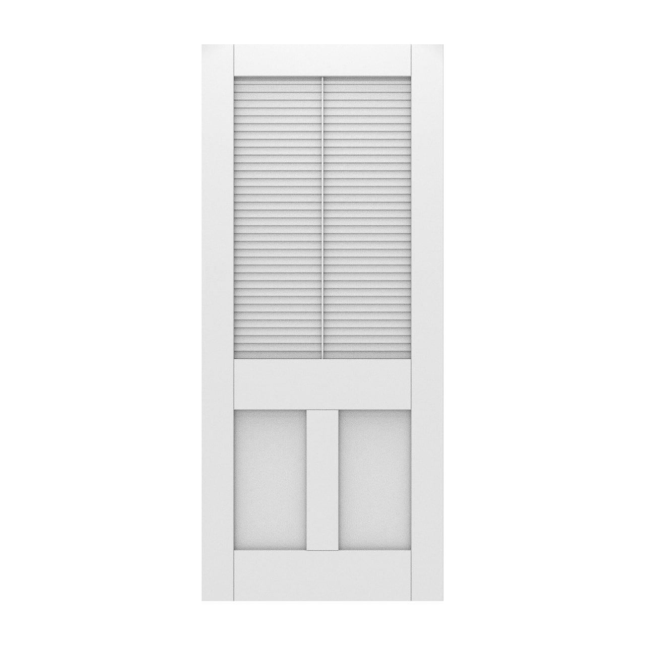 Parkwood Louvre Solid Timber Interior Doors | Paint Quality Pine