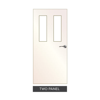 Brothers Door Interior Vision Panel Door | MR Solid Core | Primed